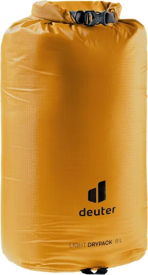 Deuter Light Drypack, Water-Resistant Ripstop Roll-Top Dry Pack Sack Keeps Gear Dry for Hiking, Trekking, Camping & Kayaking