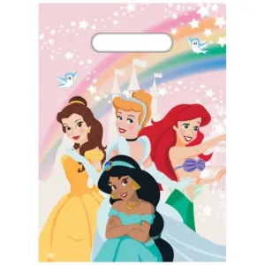 Disney Princess Plastic Party Bags 8pk