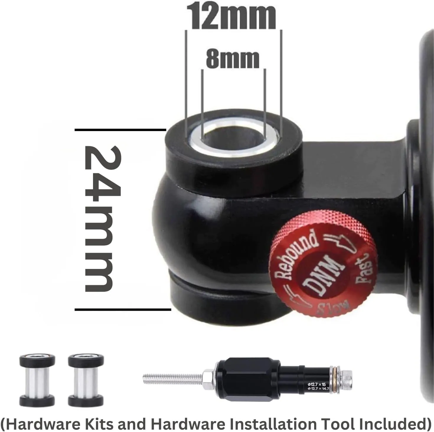 DNM Rear Shock,165/190/200/210/220/230/240mm (RCP-2S, 230mm x 550lbs)