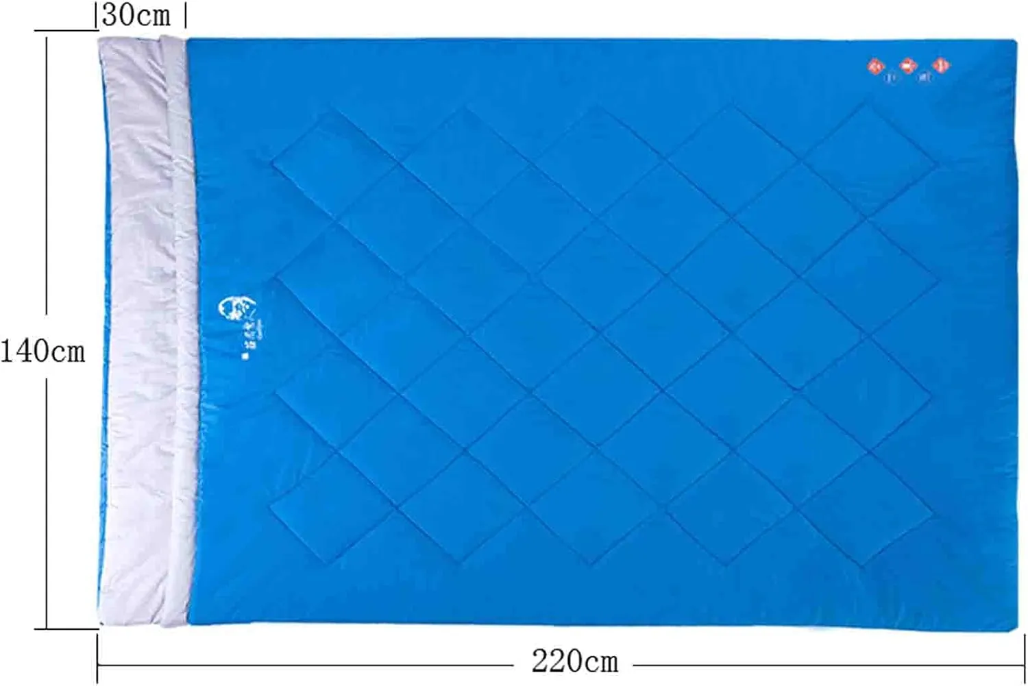 Double Sleeping Bag Portable Lightweight 2 Person Adult Waterproof Camping Sleeping Bag Down Sleeping Bag for Hiking Backpacking