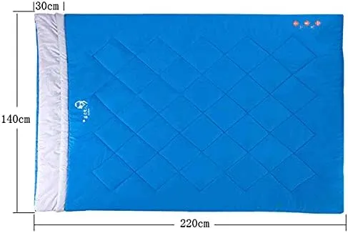 Double Sleeping Bag Portable Lightweight 2 Person Adult Waterproof Camping Sleeping Bag Down Sleeping Bag for Hiking Backpacking