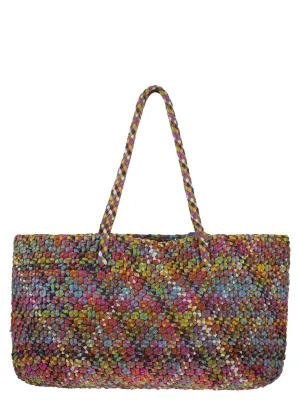 Dragon Octo Woven Leather Bag