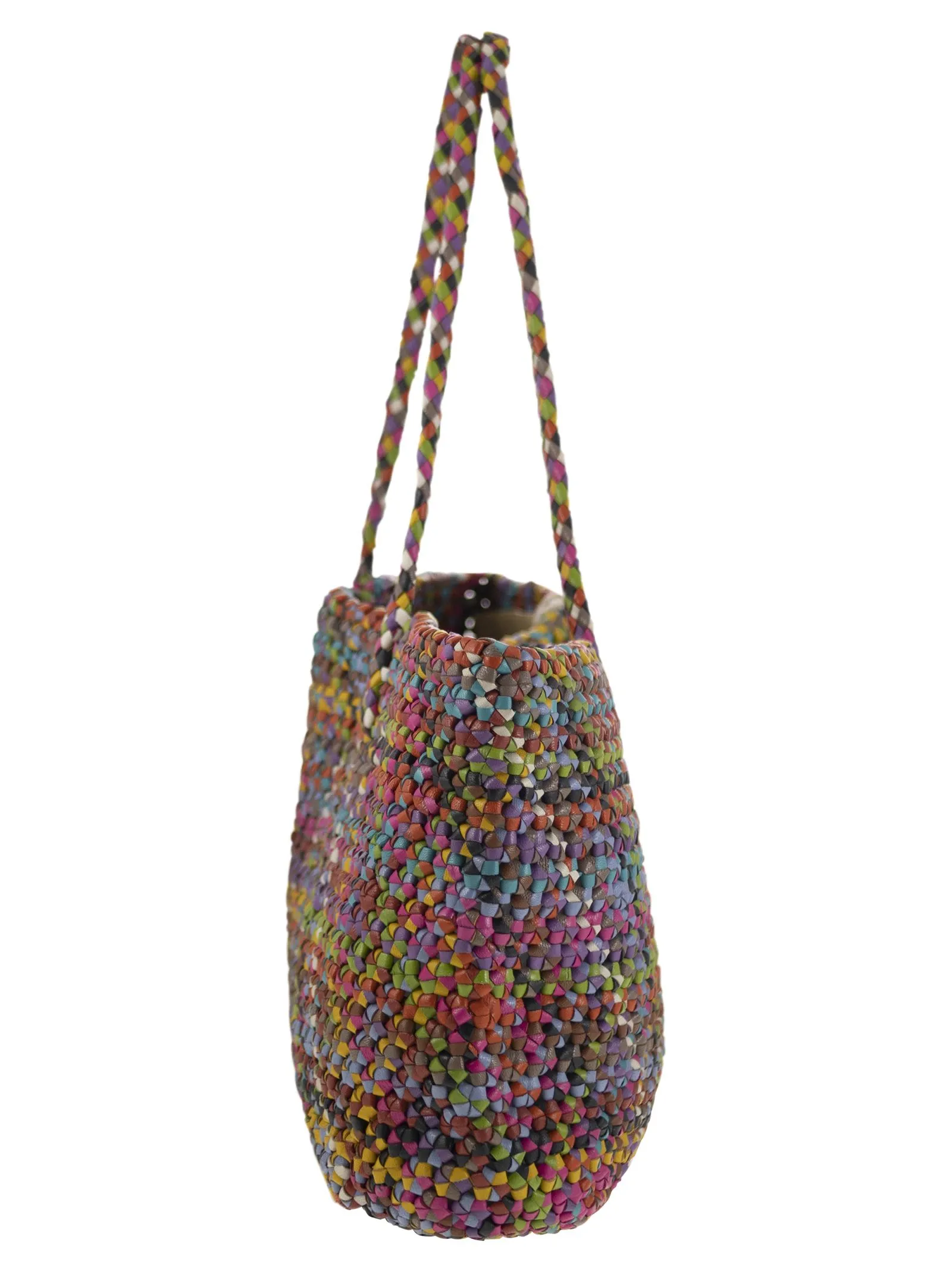 Dragon Octo Woven Leather Bag
