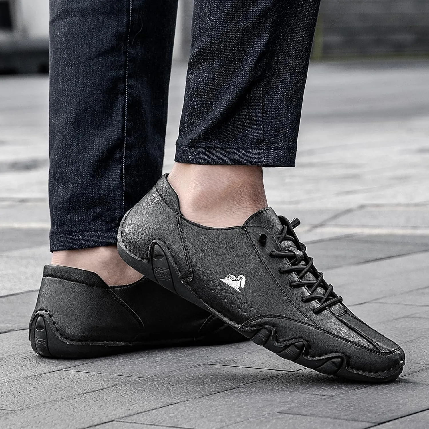 Driving Shoes for Men Beck Shoes Mens Shoes Casual Slip Ons Mens Fashion Shoes Comfort Handmade Chukka Dress Walking Shoes