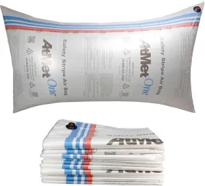 Dunnage Airbags 48" x 84", Pack of 10 - Inflatable & Reusable Woven Polypropylene Dunnage Bags - Prevent Cargo Movement & Damage, Shipment Stabilizer for Pallets, Crates&Barrels by IDL Packaging
