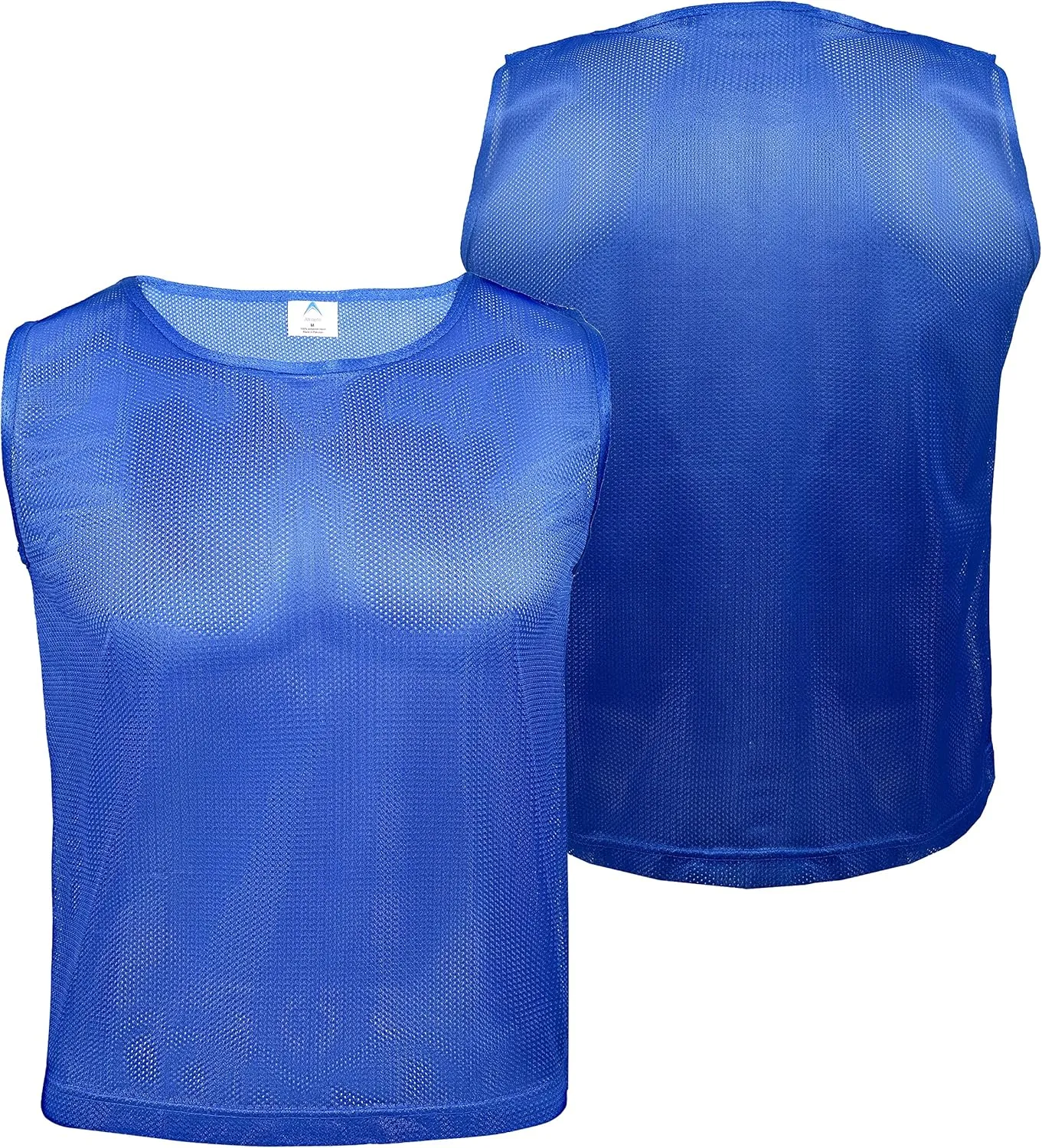 DURAMESH Set of 6 - Scrimmage Vest/Pinnies/Team Practice Jerseys with Free Carry Bags.