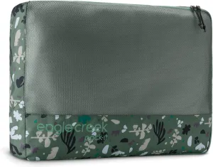 Eagle Creek Pack-It Isolate Cube Large Packing Cubes for Travel Made with Durable Water-Resistant Nylon, Self-Repairing Zipper & Quick-Grab Handle Roots and Shoots: Duck Green -Reveal (New)