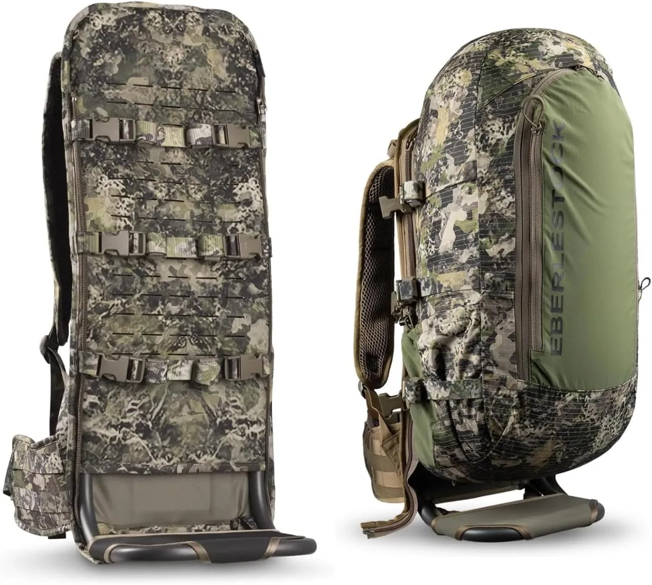Eberlestock Ultralight EMOD Setup - F1 Mainframe (Mountain, Regular) and Vapor 2500 Backpack (Mountain) Bundle - Full Adjustable Modular System