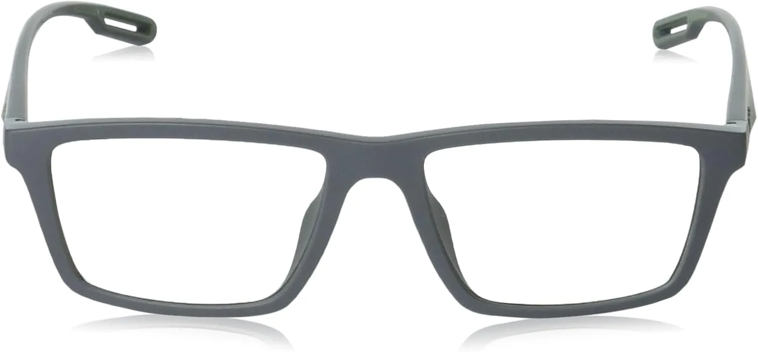 Emporio Armani Men's Ea4189u Universal Fit Prescription Eyewear Frames with Two Interchangeable Sun Clip-ons Rectangular
