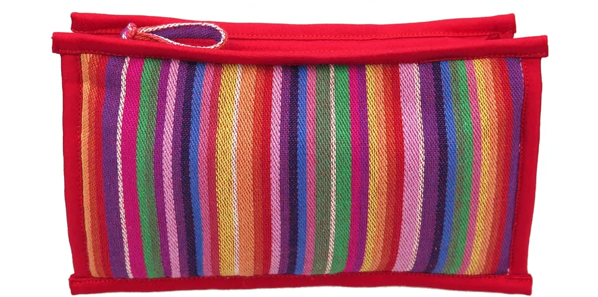 Essential Oil Case for Purse - Red Blend - Large Size HOLDS 8-12 Bottles (5ml-15ml, also fits Roller Bottles) - Chic and Compact EO Bags in Multiple Sizes - Perfect size Essential Oil Travel Bag