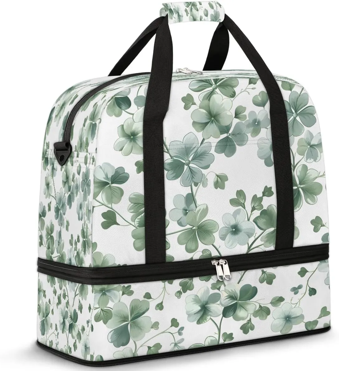 Eternal Bloom Trails Travel Duffel Bag, Travel Essentials, Gym Bag for Women, Weekender Overnight Bag With Shoes Compartment, Carry On Bags for Airplanes