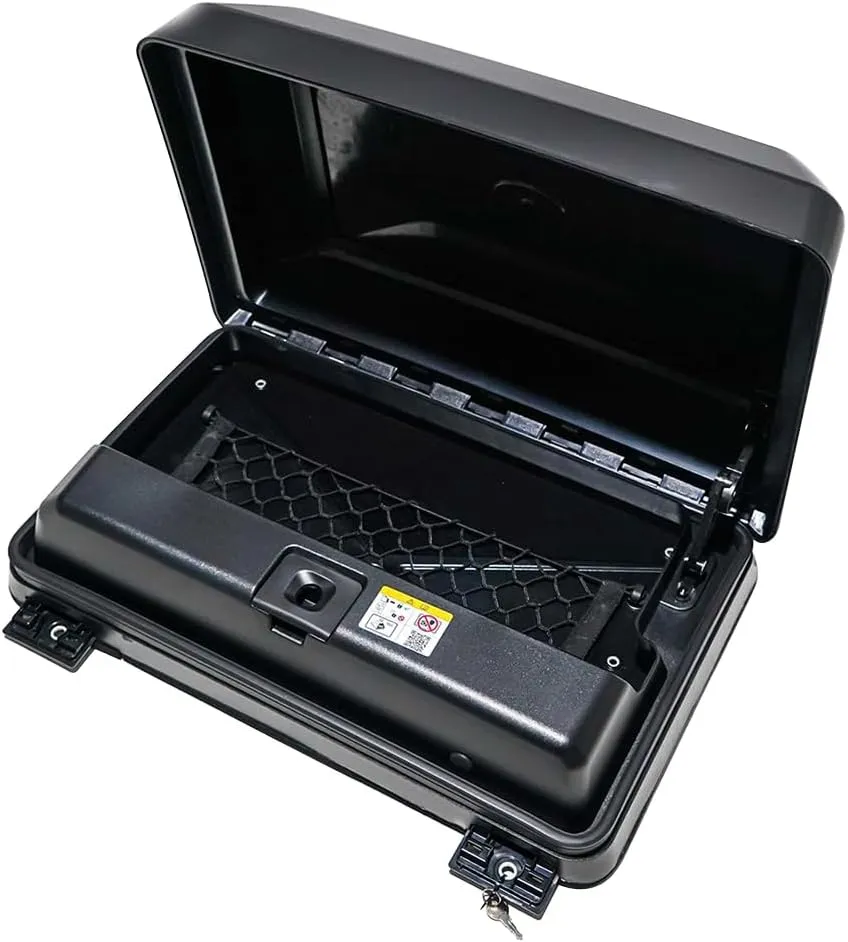 Exterior Side Mounted Gear Carrier Toolbox Storage Box with Lock Compatible with 2020-2025 Land Rover Defender 110 Exterior Organizer Accessories