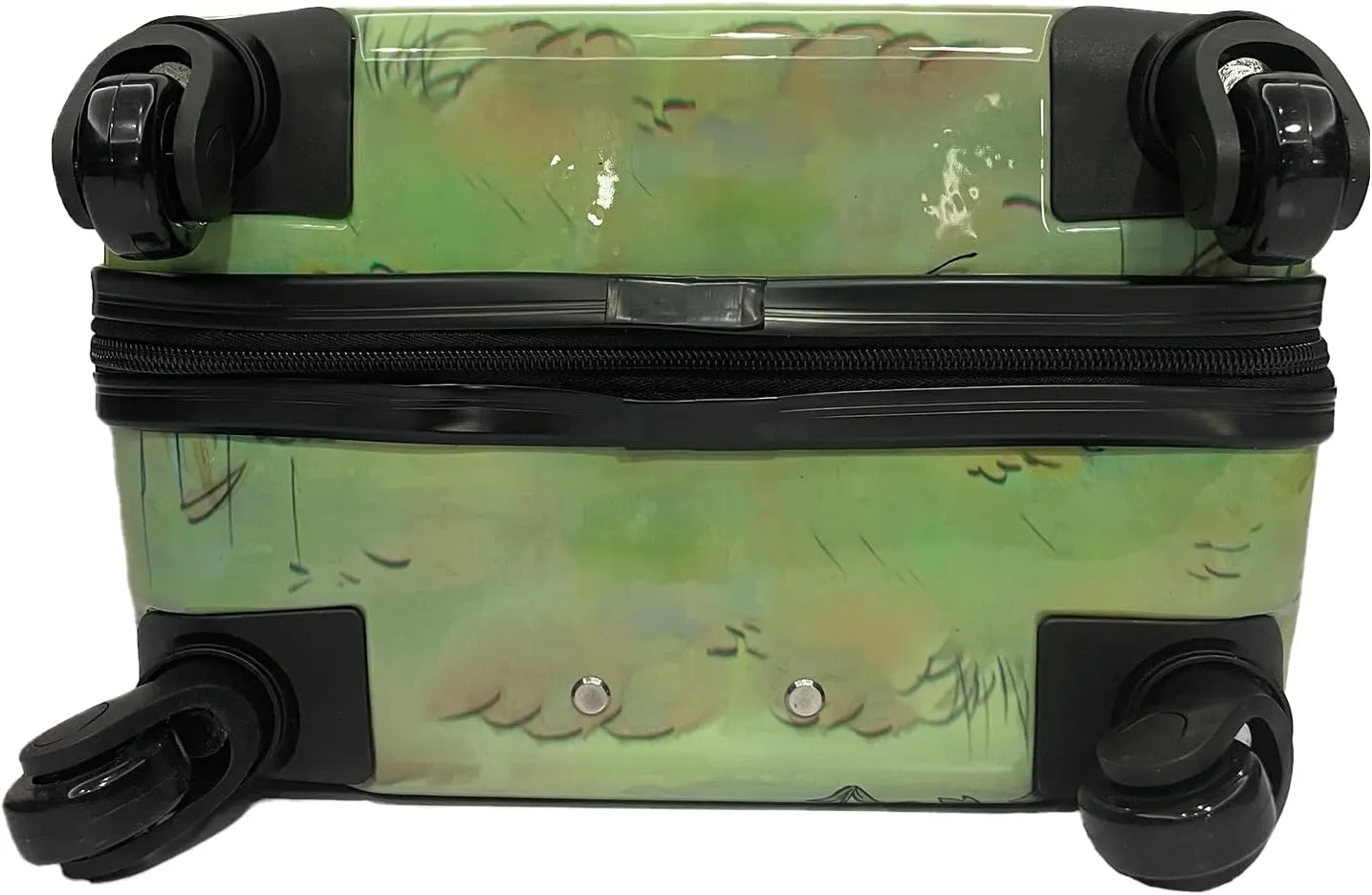 Fast Forward 20 Inches Winnie The Pooh Suitcase - Hard Sided Tween Spinner Travel Trolly Kids Suitcase For Boys With Wheels