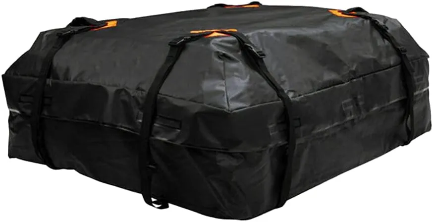 FAVOMOTO 1Pc roof Bag Vehicle Rooftop Cargo Bag Vehicle Roof Cargo Holder Car Roof Pouch Rooftop Cargo Bag for Car Vehicle Cargo Carrier Auto Rooftop Cargo Bag The roof Non-Slip mat 600d