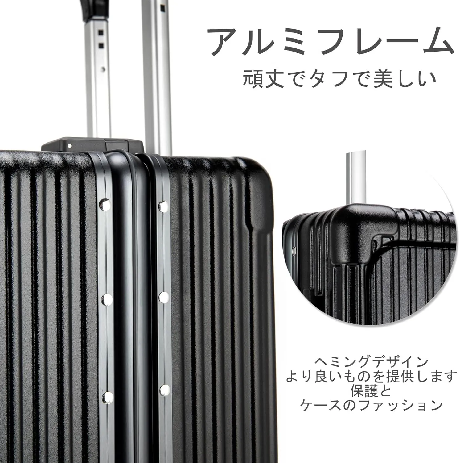 feilario 20in Aluminium Frame Hardside Spinner Wheel Luggage, Built-In TSA lock Carry on Suitcase, with Cup Holder & USB Port & Phone Holder