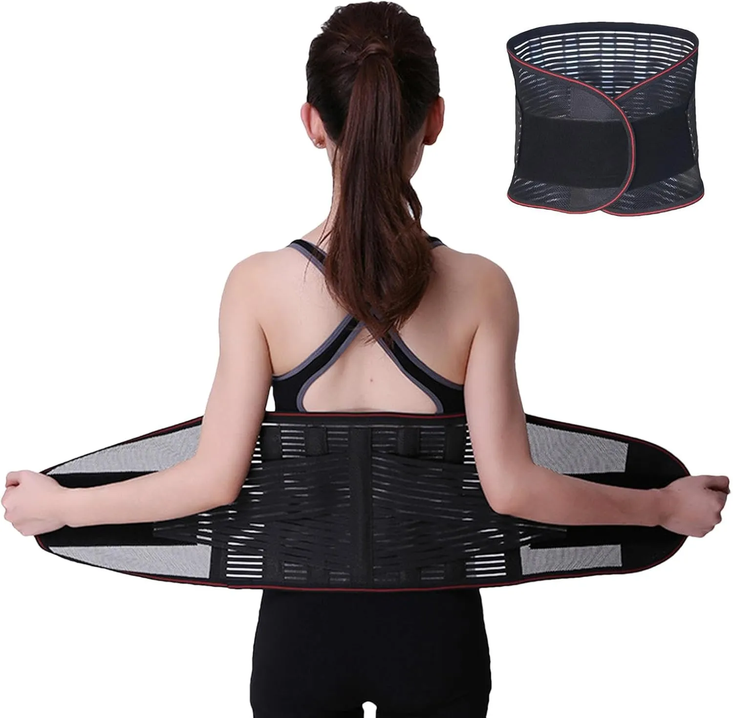Fitness Waist Belt | Running Waist Support | Fitness Waist Protector | Climbing Waist Protector, Boxing Lumbar Support, Riding Waist Protector Back Brace Support for Riding, Climbing, Boxing