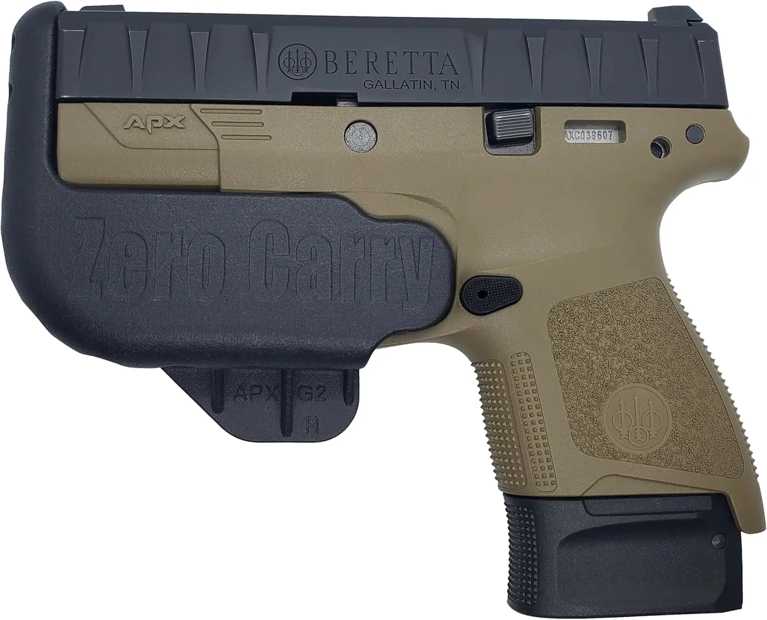 Fits Beretta APX Carry, Compact & Centurion Zero Carry Elite IWB Holster 4 Concealed Carry. Invisible, Comfortable, & Secure. Lightweight & no Added Bulk