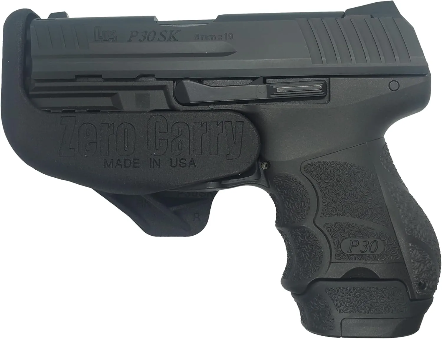 Fits HK P30 SK Zero Carry Elite IWB Holster 4 Concealed Carry. Slim as Your Gun. Invisible, Comfortable, & Secure. Built in Retention & Trigger Guard. Lightweight & no Added Bulk
