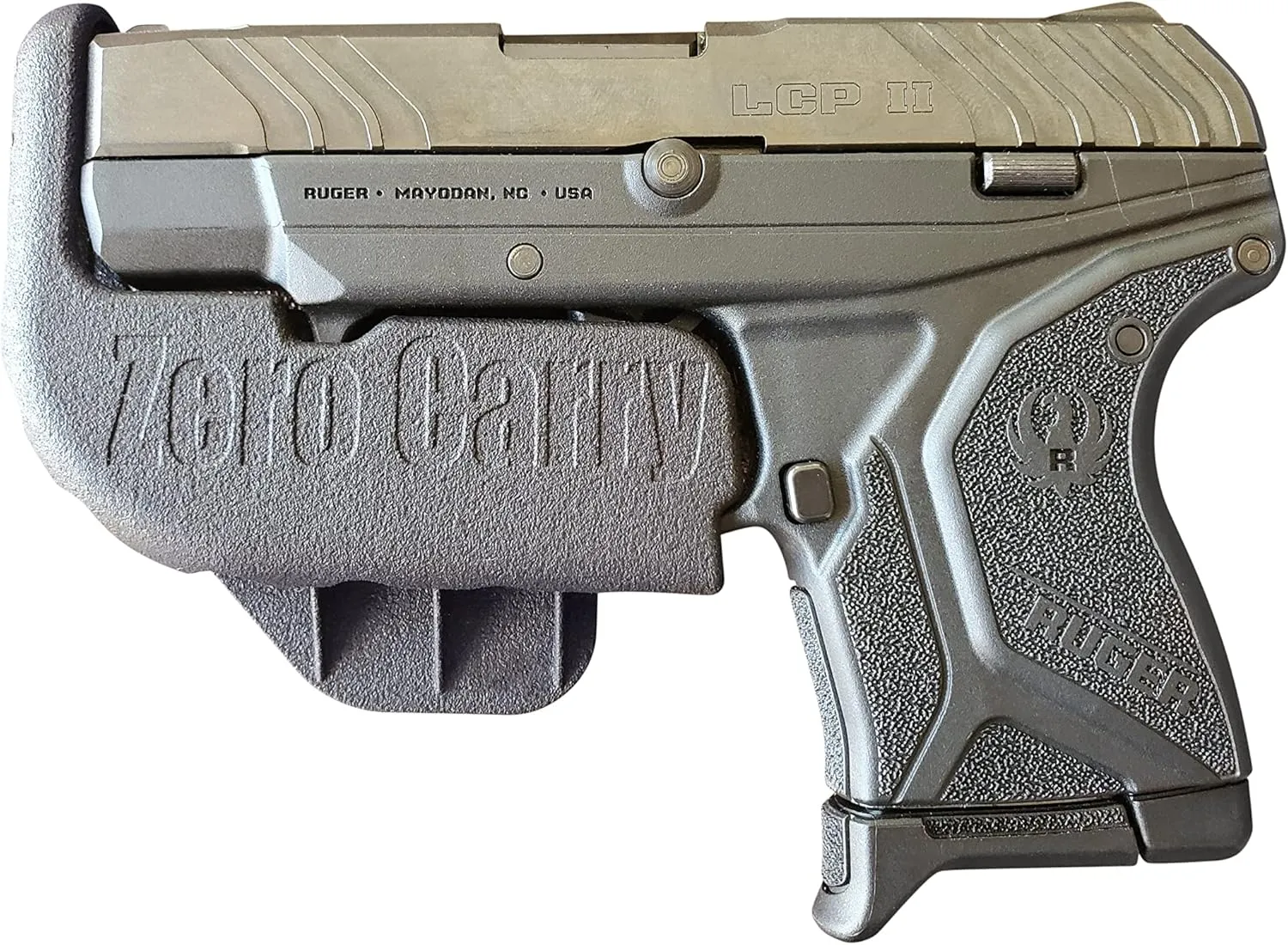 Fits Ruger LCP MAX & LCP II. Zero Carry Elite IWB Holster 4 Concealed Carry. Slim as Your Gun. Invisible, Comfortable, & Secure. Built in Retention & Trigger Guard. Lightweight & Zero Added Bulk