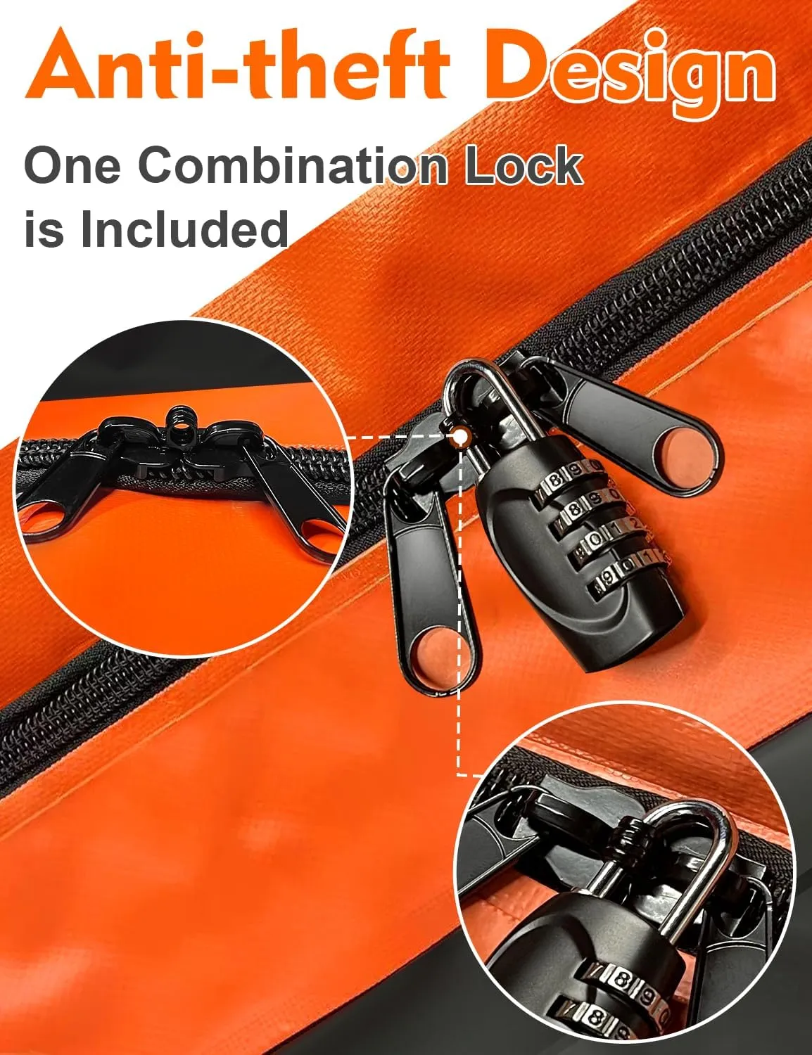 FIVKLEMNZ 30 Cubic Car Rooftop Cargo Carrier Roof Bag Waterproof for All Top of Vehicle with/Without Rack Includes Topper Anti-Slip Mat   Reinforced Straps   6 Door Hooks   Luggage Lock
