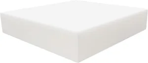 FoamRush 6" x 18" x 20" Upholstery Foam High Density Firm Soft Support (Chair Cushion Square Foam for Dining Chairs, Wheelchair Seat Cushion Replacement)
