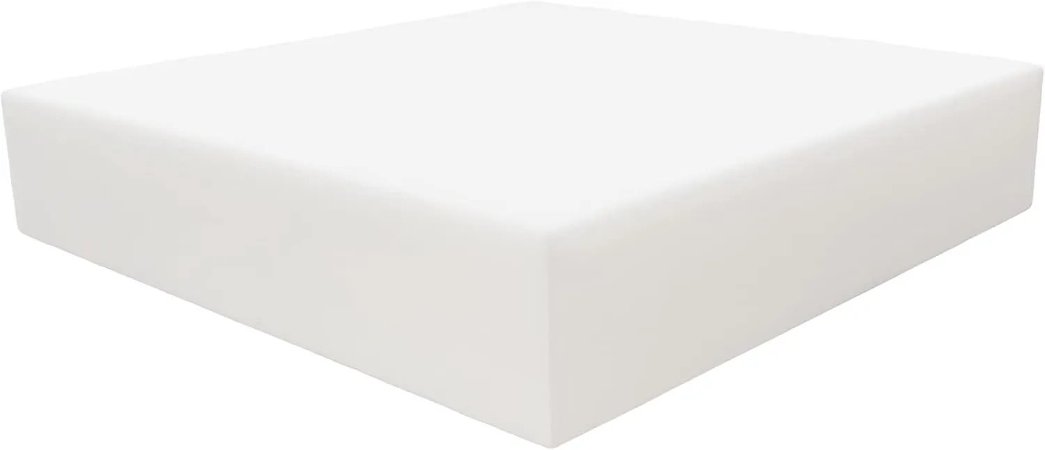 FoamRush 6" x 18" x 20" Upholstery Foam High Density Firm Soft Support (Chair Cushion Square Foam for Dining Chairs, Wheelchair Seat Cushion Replacement)