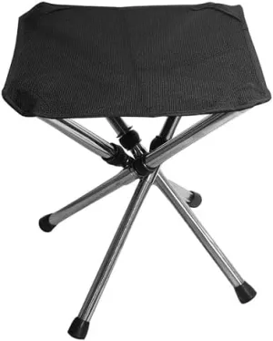 Foldable Camping Stool Retractable Portable Folding Chair Easy Setup Lightweight Backpacking Stool Carry Bag Fishing Camping Hiking BBQ