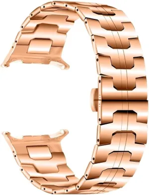 For Samsung Watch7 Ultra Iron Man steel strap for Galaxy watch 47mm stainless steel metal strap Watches Accessories