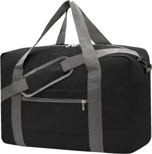 For Spirit Airlines Personal Item Bag 18x14x8 Foldable Carry on Bags for Airplanes Travel Duffel Bags for Women and Men