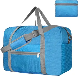 For Spirit Airlines Personal Item Bag 18x14x8 Foldable Carry on Bags for Airplanes Travel Duffel Bags for Women and Men