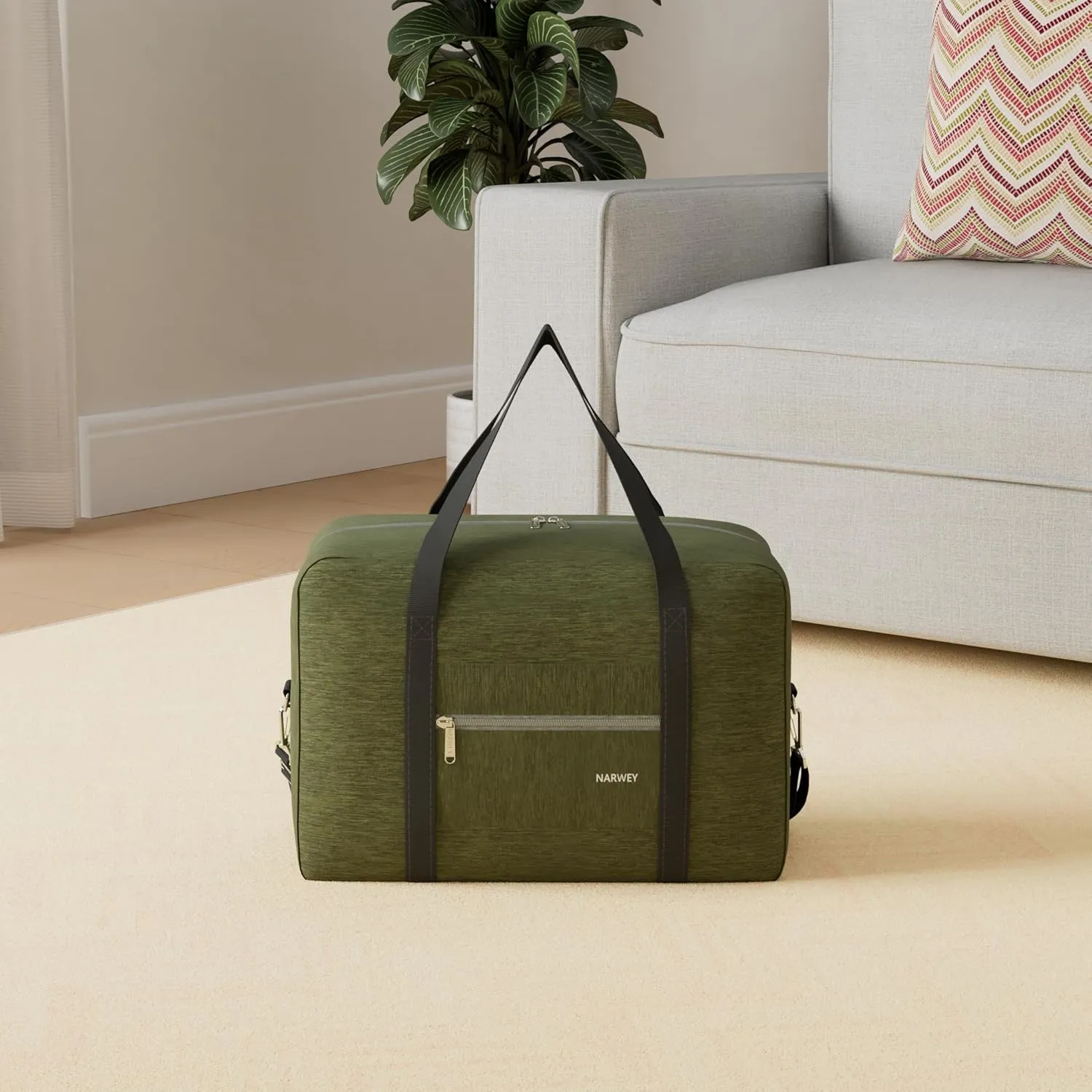 For Spirit Airlines Personal Item Bag 18x14x8 Foldable Travel Duffel Bag Tote Carry on Luggage Duffle Overnight for Women and Men