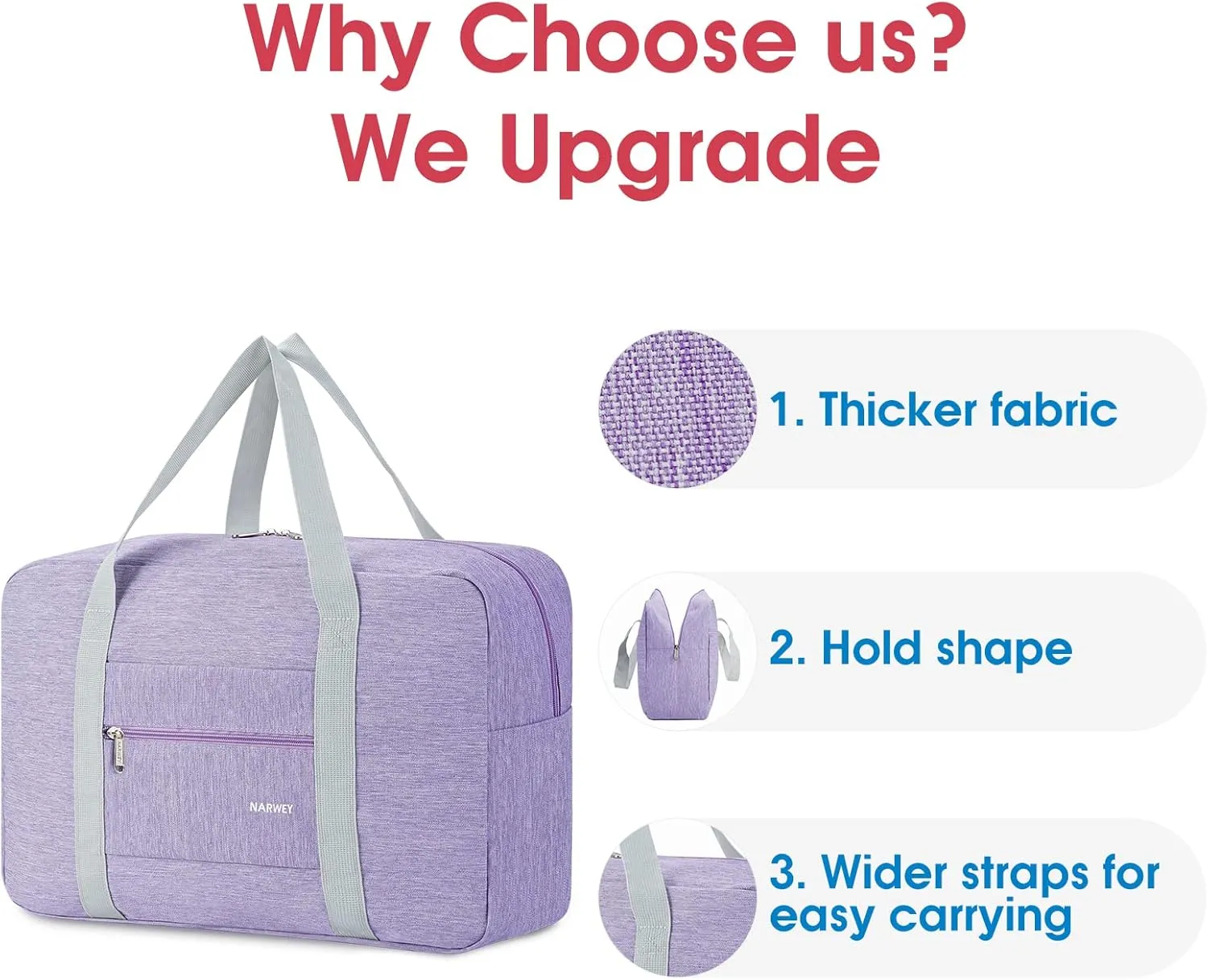 For Spirit Airlines Personal Item Bag 18x14x8 Foldable Travel Duffel Bag Tote Carry on Luggage Duffle Overnight for Women and Men