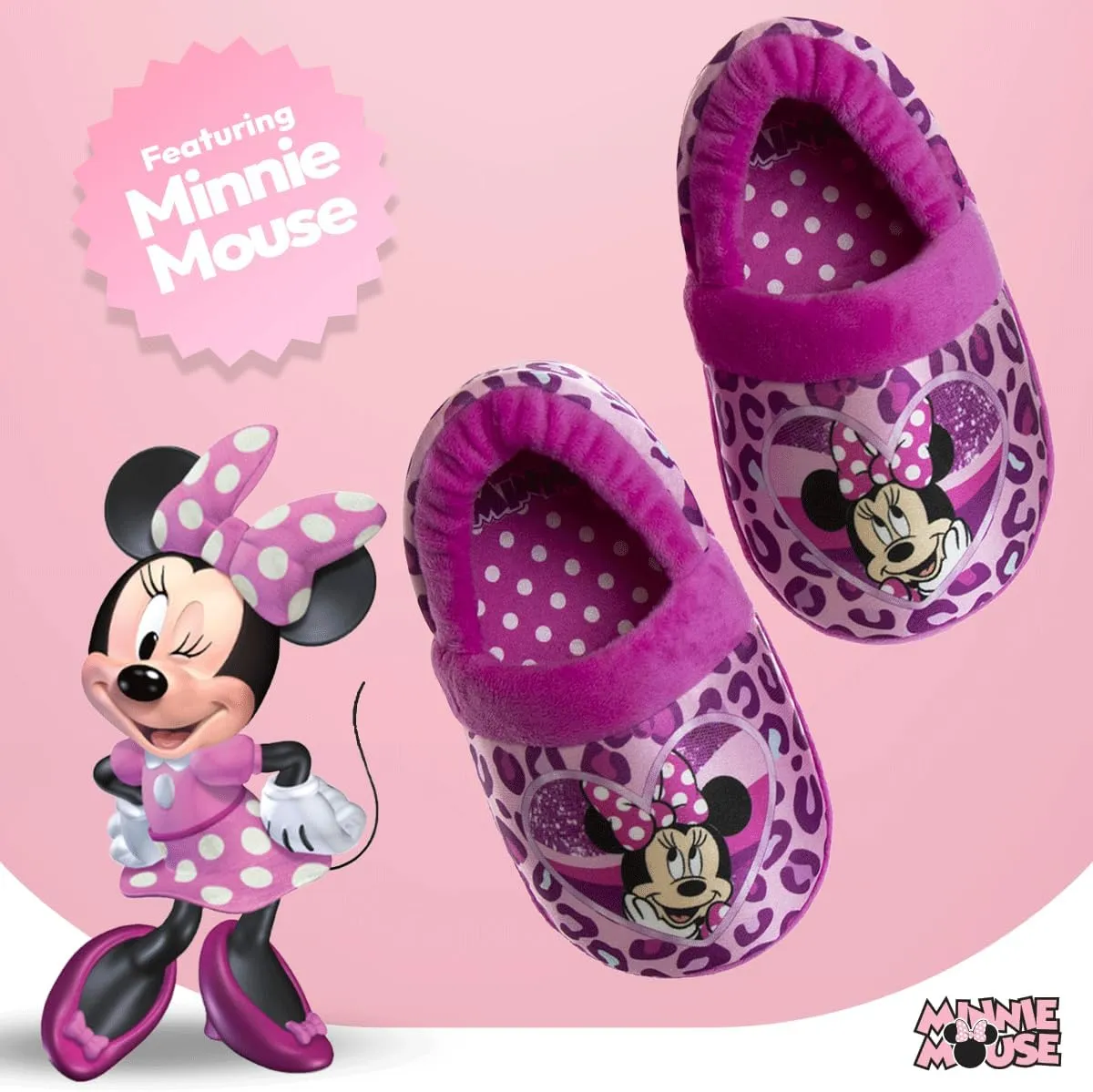 Girl's Slippers Indoor House Shoes Warm Plush Slip Ons (Toddler-Little Kid)