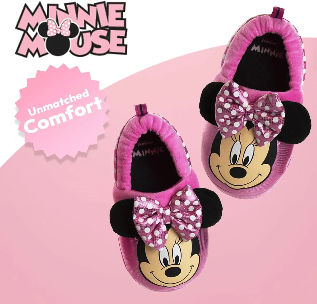 Girl's Slippers Indoor House Shoes Warm Plush Slip Ons (Toddler-Little Kid)