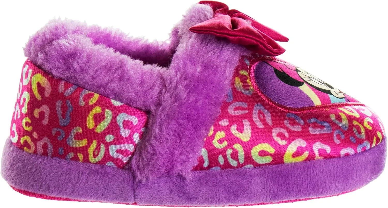 Girl's Slippers Indoor House Shoes Warm Plush Slip Ons (Toddler-Little Kid)
