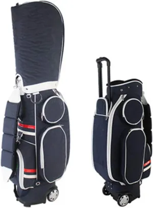 Golf Stand Bag Golf Trolley Ball Nylon Bag Tug Wheeled Bag Putt Carry Bag