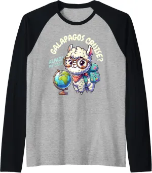 Group Galapagos Islands Cruise Ship Trip Ecuador Raglan Baseball Tee