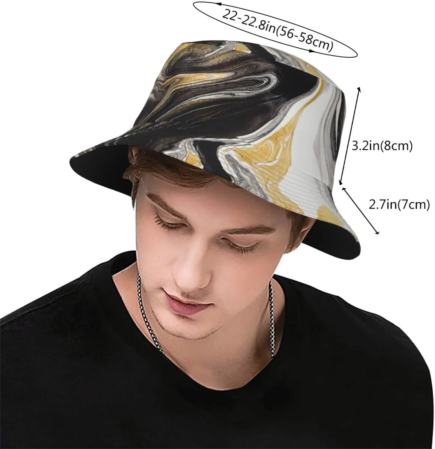 Gudetama Cute Bucket Hat for Women and Men Packable Travel Summer Sun Beach Golf Fishing Cap - Fashion Outdoor Boonie Hat