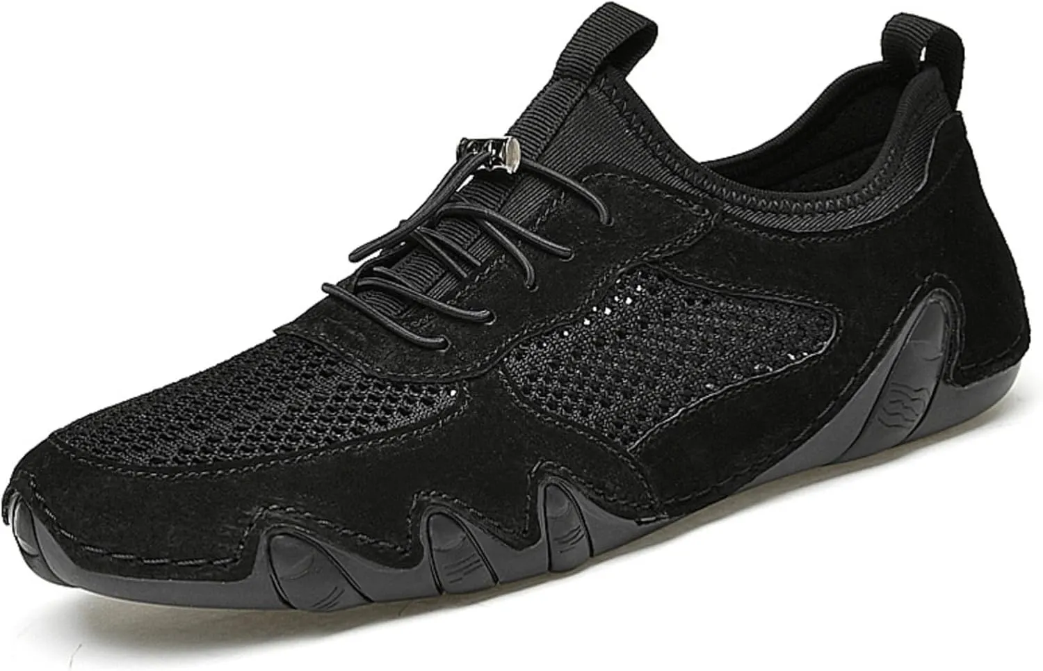Handmade Men's Casual Driving Shoes - Breathable Mesh Slip-Ons for Walking, Driving & Daily Wear