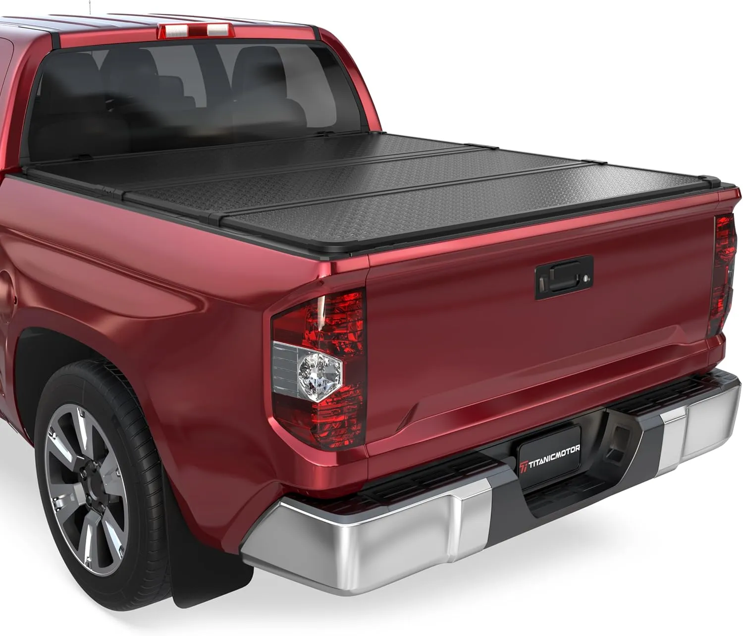 Hard Tri Fold Aluminum Truck Bed Tonneau Cover Compatible for 2014-2025 Toyota Tundra 3-Hard 5.6FT 66.7nch