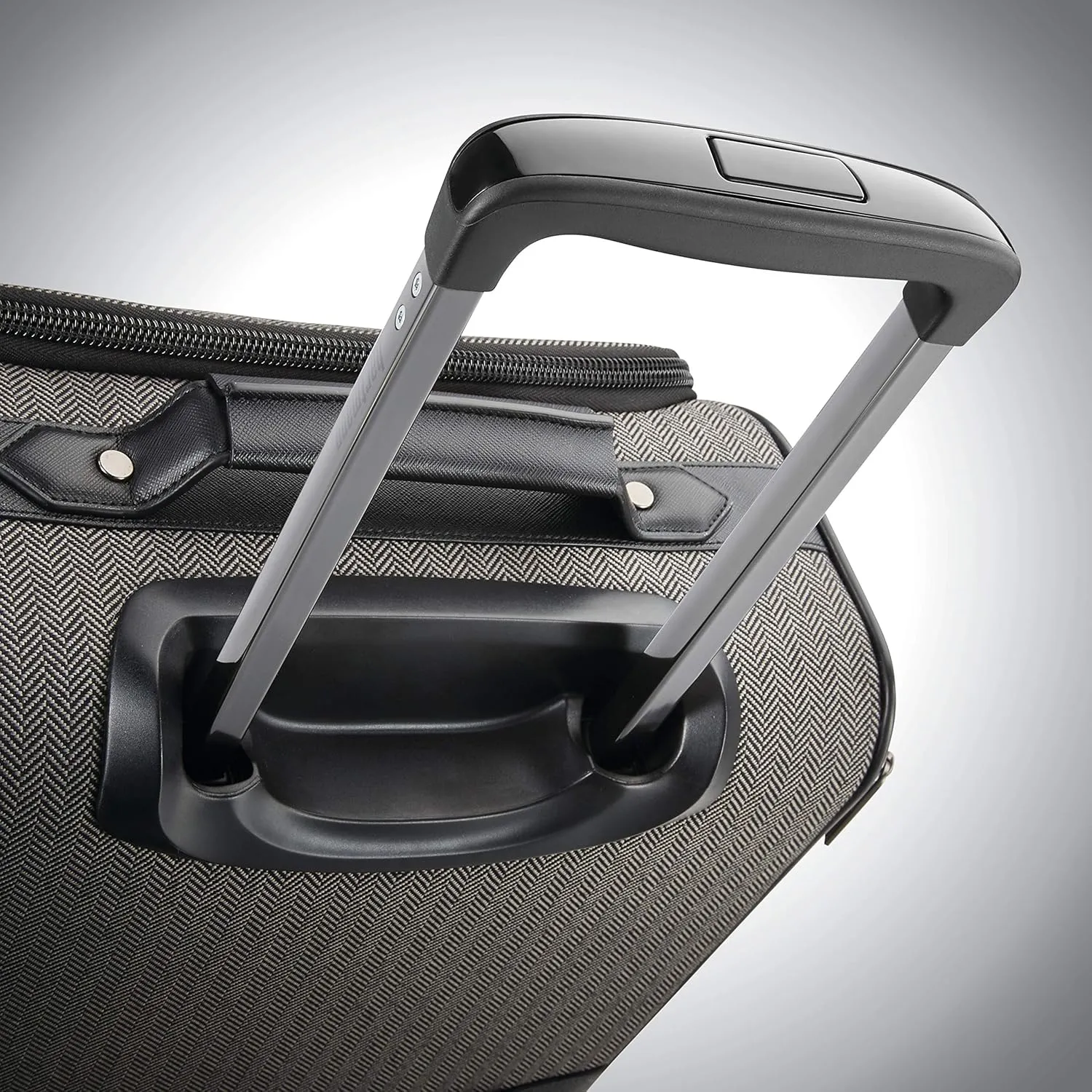 Hartmann Herringbone Deluxe Underseat Carry On Spinner, Black