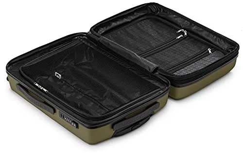 HAUPTSTADTKOFFER - MITTE – Set of 3 suitcases - Cabin Luggage on wheels 55 cm, Medium Size Trolley 68 cm   Large Suitcase 77 cm, ABS, TSA Lock, Avocado