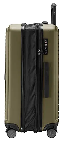 HAUPTSTADTKOFFER - MITTE – Set of 3 suitcases - Cabin Luggage on wheels 55 cm, Medium Size Trolley 68 cm   Large Suitcase 77 cm, ABS, TSA Lock, Avocado