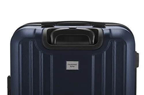 HAUPTSTADTKOFFER - X-Berg - Luggage Suitcase Hardside Spinner Trolley 4 Wheel Expandable, TSA, 75 cm, Darkblue mat