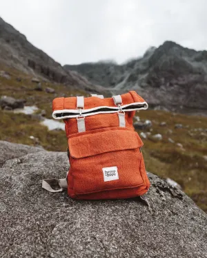 Hemp Roll Top Backpack - Orange