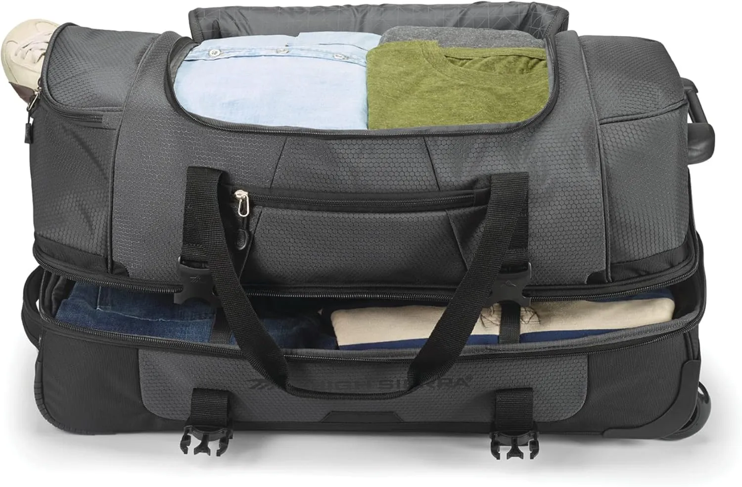 High Sierra Travel Bag, Mercury/Black, 34”