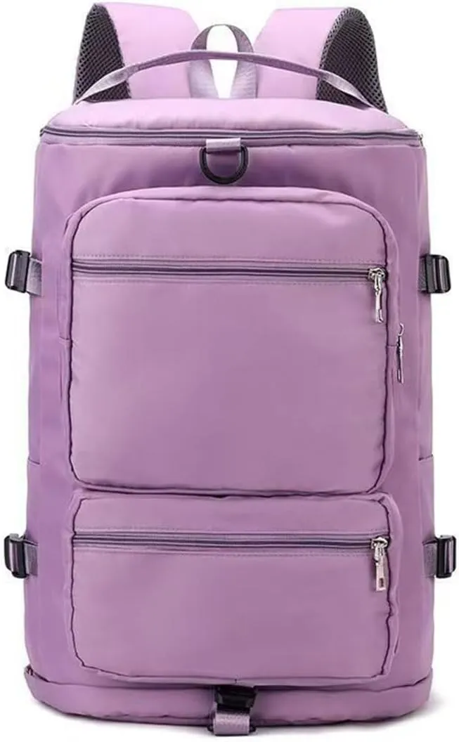 Hiking backpack, hiking camping, running, outdoor backpack, single shoulder bag for men and women (Purple)