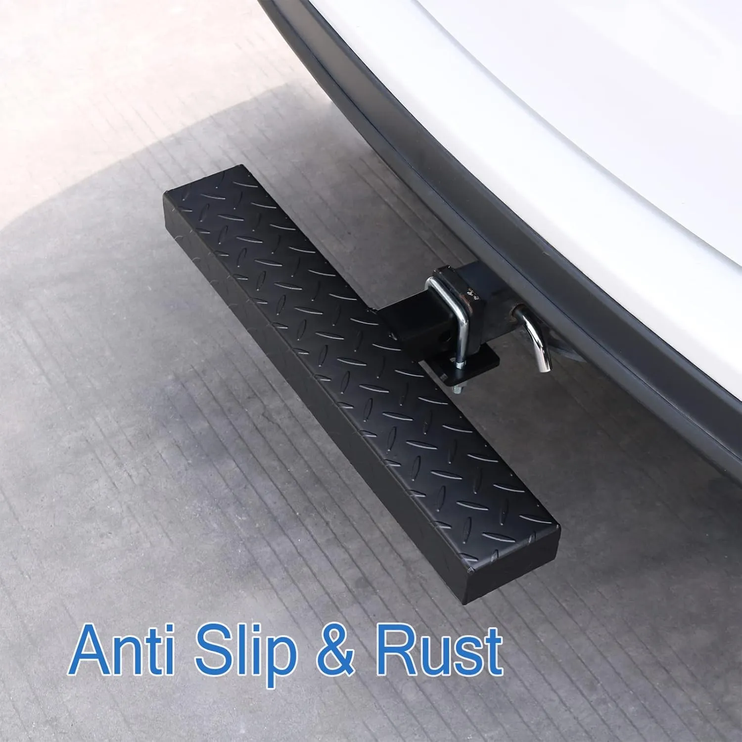 Hitch Step Anti Slip and Rust Towing Bumper Guard for Most Car SUV Truck Pickup with Pin Fit 2” Receiver, 23.5” Length