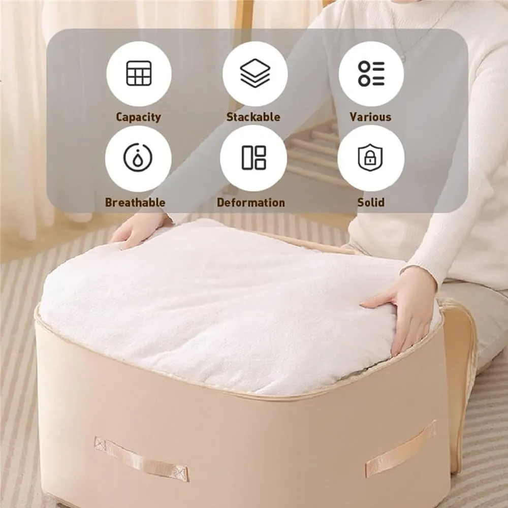 Implicationi Ultra Space Saving Self Compression Organizer, Implicationi Compression Organizer, Large Capacity Compression Bags for Travel, for Clothes, Comforters (Gary,2Floo21.25 * 16.53 * 23.62in)