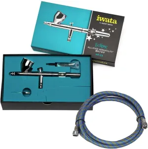 Iwata Eclipse Hp-Cs Value Set with Hose Cleaner and Paint